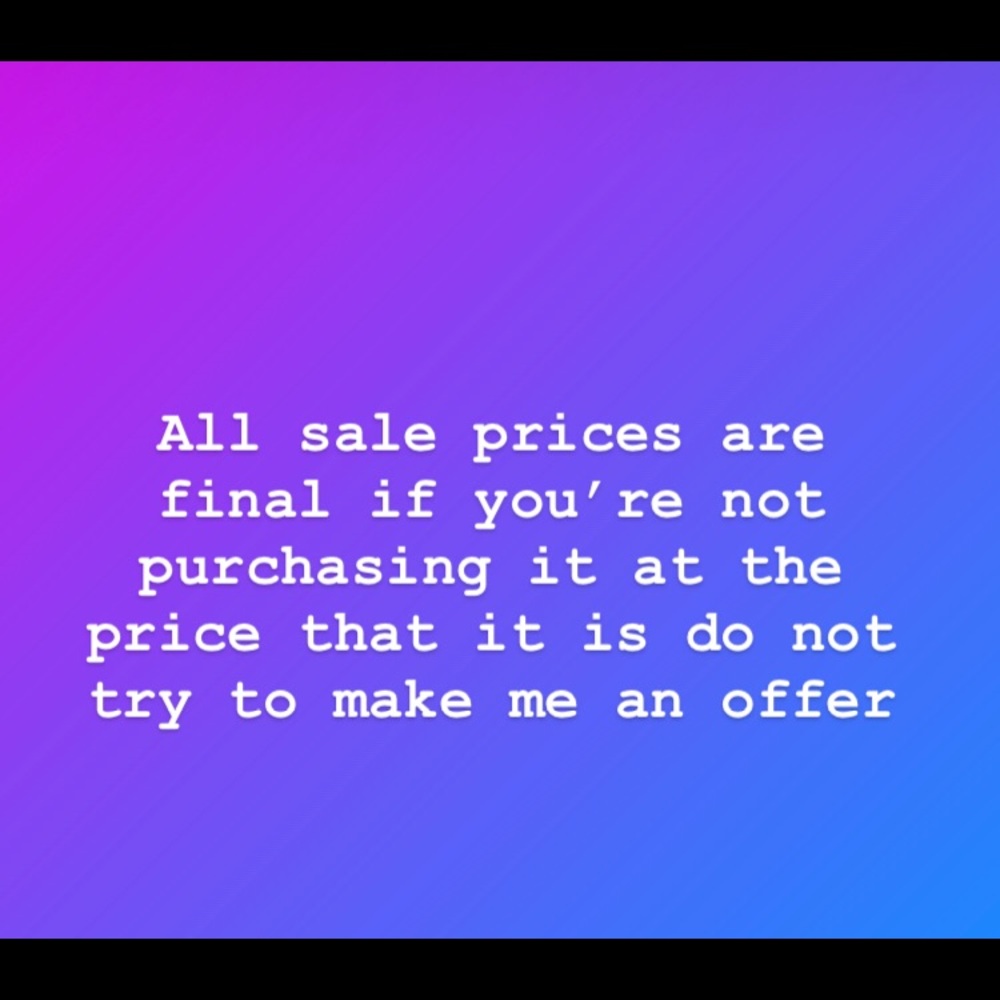 No sale